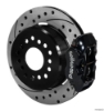 Semi-float - Wilwood 12-inch Dynalite drilled and slotted disc brake with internal parking brake