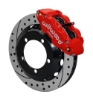 Optional Wilwood 13 in. Dynapro Drilled/Slotted 4-piston Red Caliper